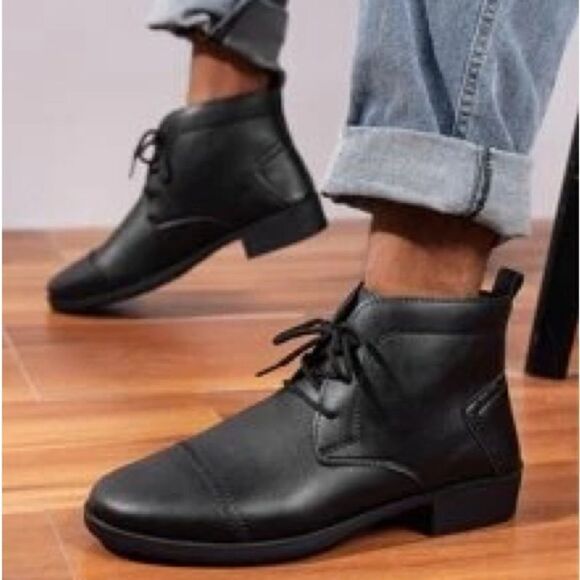 Clarks Hinman Mid Top‎ Leather Chukka Boots 12 A6 main image 6